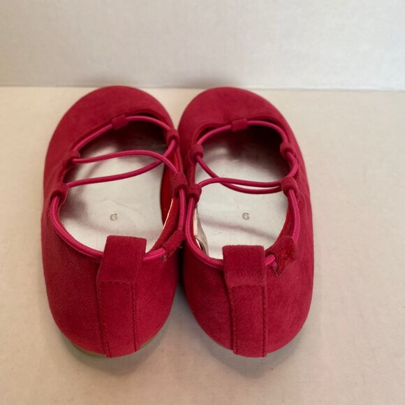 Joe Fresh Red Dress Shoes Velvet Slip-On - Picture 4 of 6